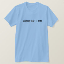 Lär dig rädsla + hat T-Shirt
