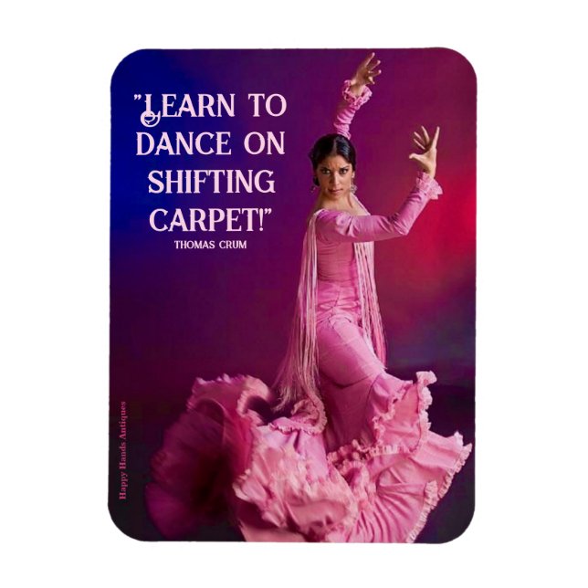 Lär dig till Dance på Shiving Carpet Magnet (Vertikal)