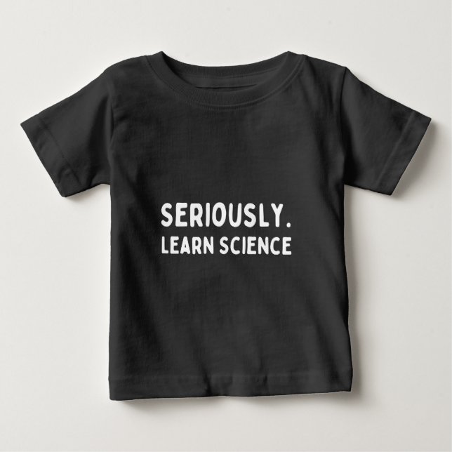 Lär dig vetenskap t shirt (Framsida)