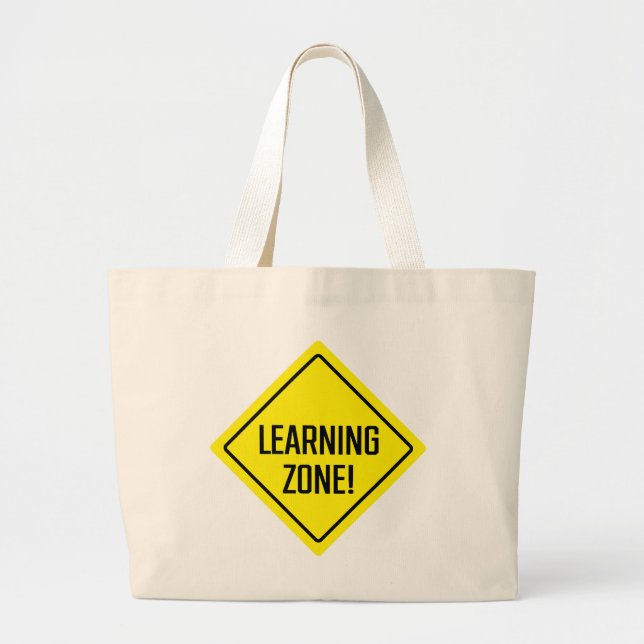 Lär dig Zon! Jumbo Tote Bag Jumbo Tygkasse (Framsidan)