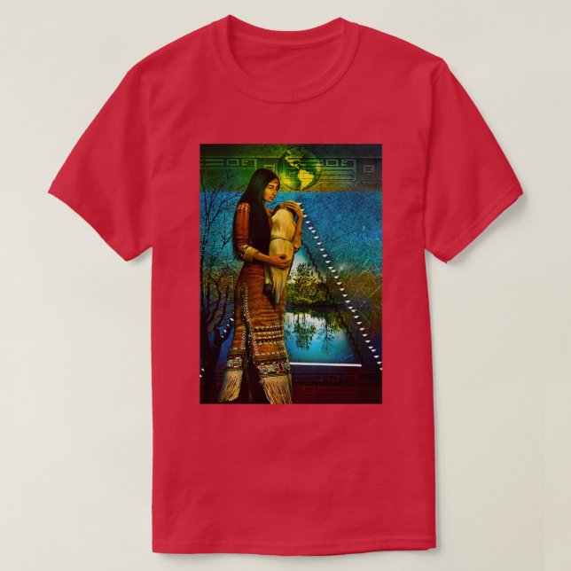 LÄR DIN BARN Native American visdom T Shirt (Design framsida)