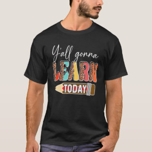 Lär er i dag lärare Back to school Leo T Shirt