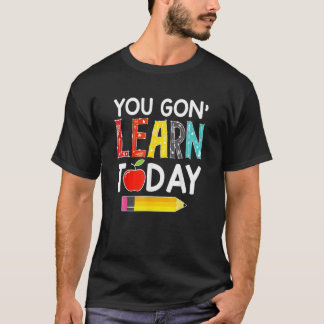 Lär er i dag lärare Back to school T Shirt