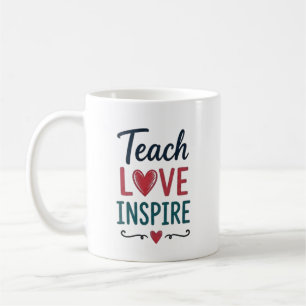 Lär Förstå Inspirera Personlig Kaffemugg