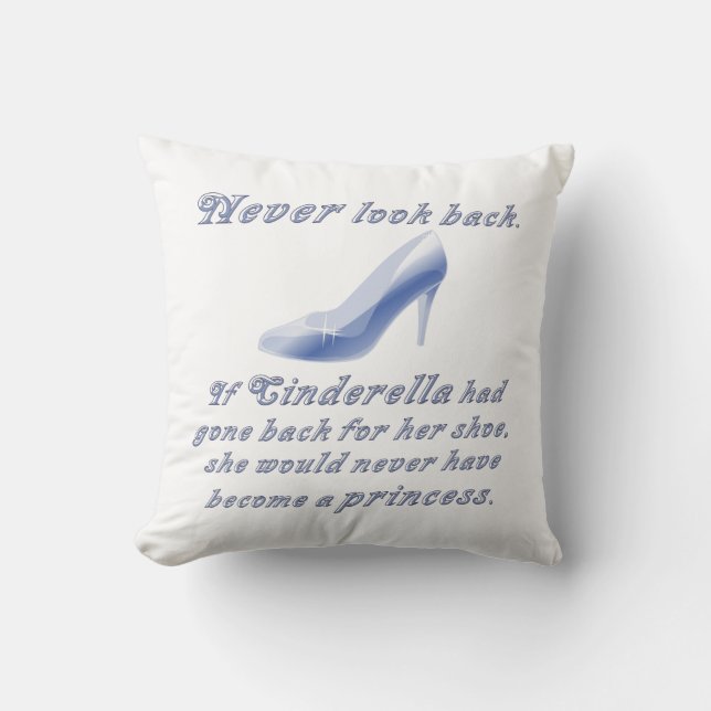 Lär från Cinderellas skor Kudde (Framsida)