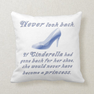 Lär från Cinderellas skor Kudde