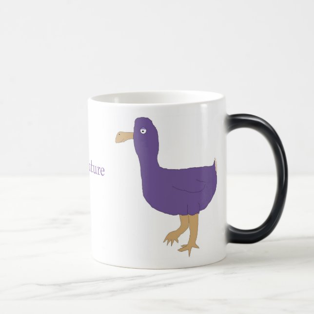 "Lär från förflutnan/bär den framtida" muggen Magisk Mugg (Höger)