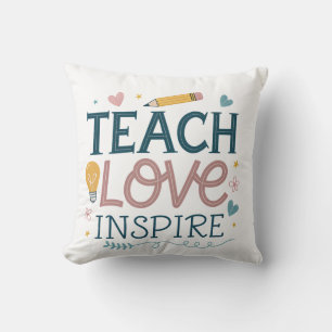 Lär kärlek inspirera – Lärare Tacksamhetsgåva Kudde