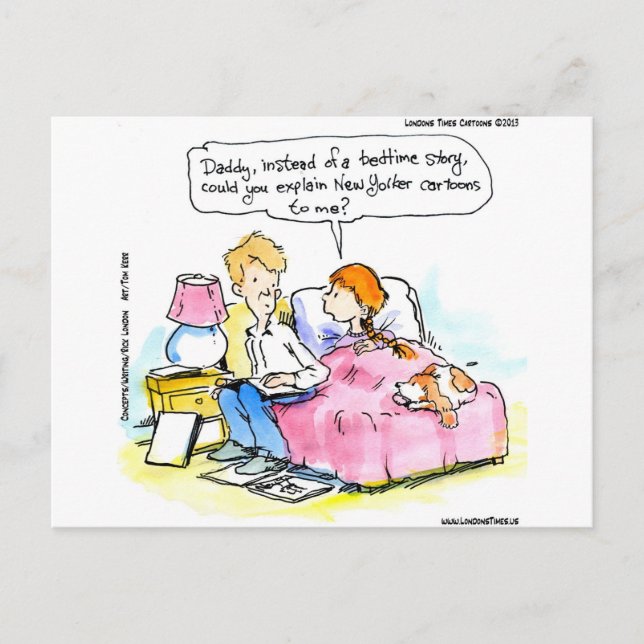 Lär mig att läsa satire pappa Funny Vykort (Framsida)