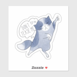 Lär mig inte Kattunge Klistermärken