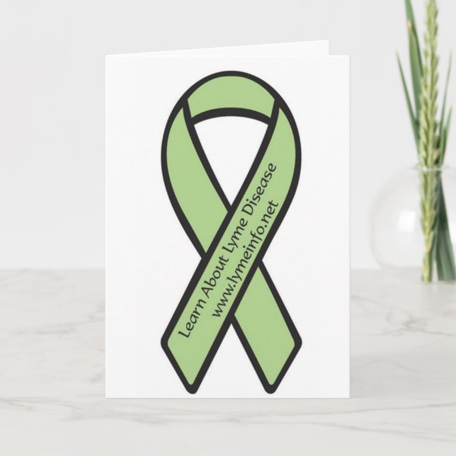 Lär om den Lyme sjukdomen tomma Notecard Kort (Framsida)