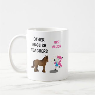 Lär Personlig Engelska läraren Mugg Gift