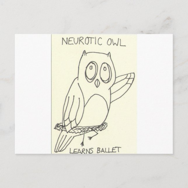 . . . lär sig balett vykort (Framsida)