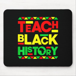 Lär Svart Historia Melanin Afro Afrikansk Stolthet Musmatta