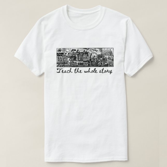 Lär ut hela historien BHM T-Shirt (Design framsida)