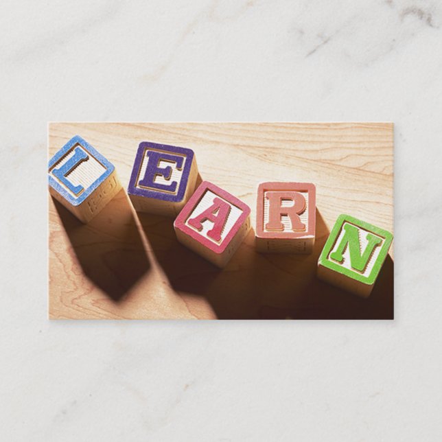 LÄR UTBILDAREVISITKORTEN VISITKORT (Framsida)