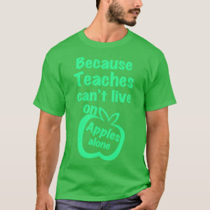 Lära äpple t shirt