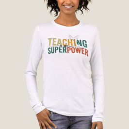 Lära är min supermakt t shirt