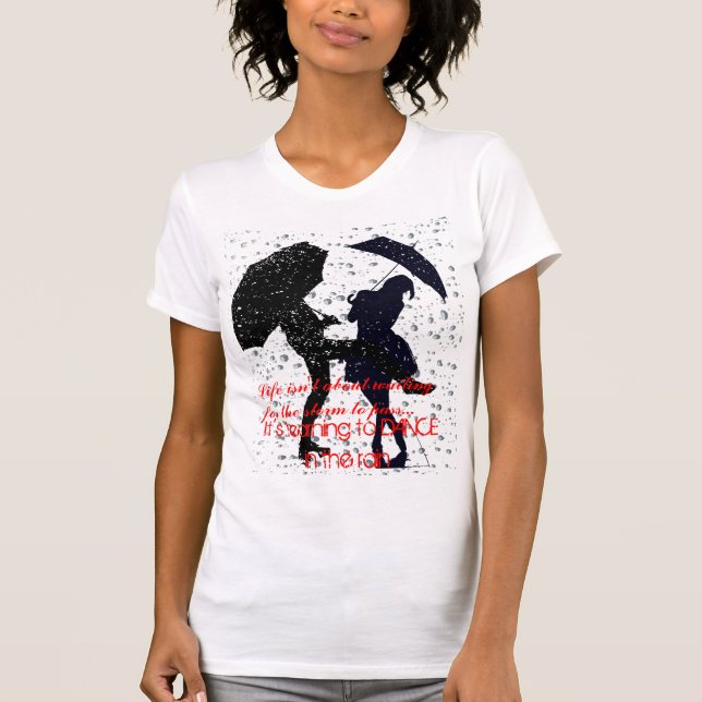 Lära att dansa i regna t-shirt (Framsida)