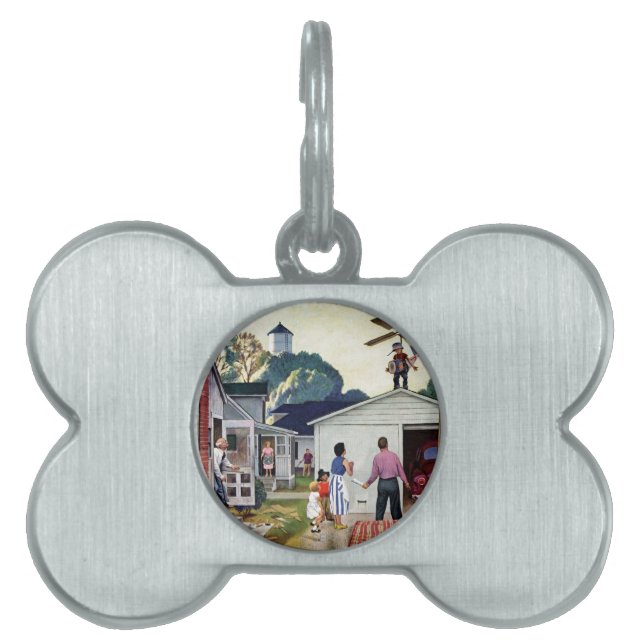 Lära att flyga ID-bricka husdjur (Framsidan)