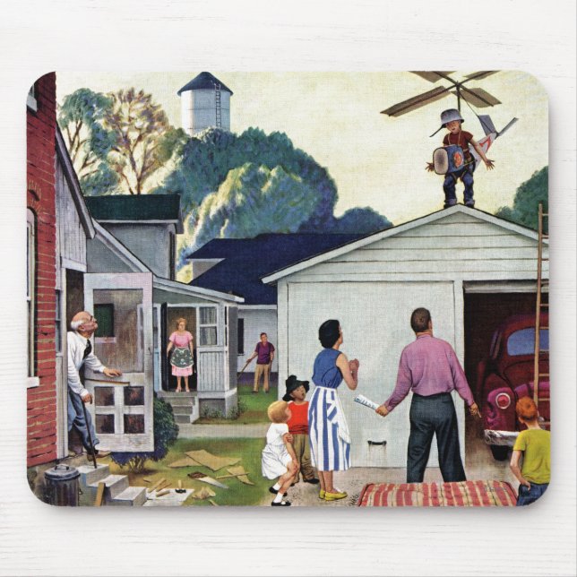 Lära att flyga musmatta (Framsidan)