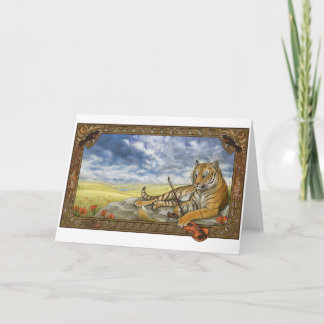 Lära att leka hälsningkortet kort