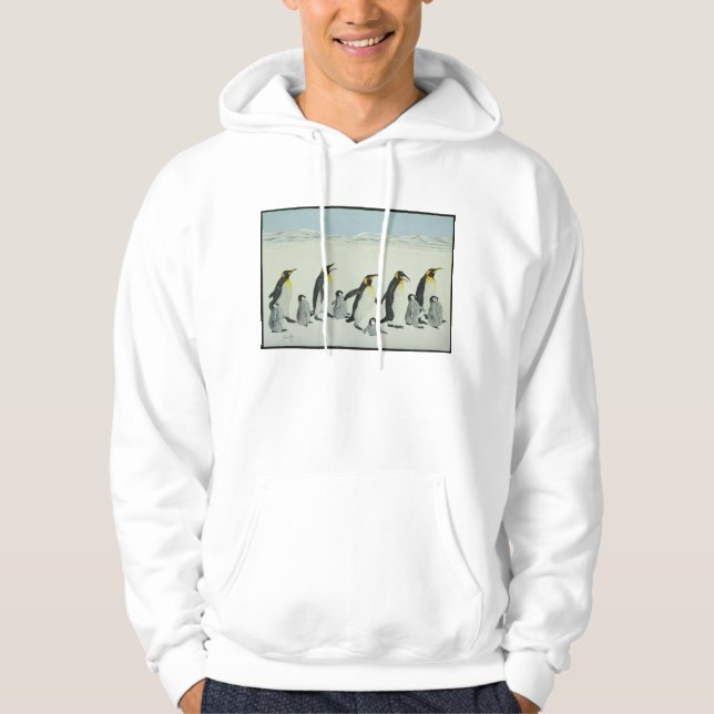 Lära buktar sweatshirt med luva (Framsida)