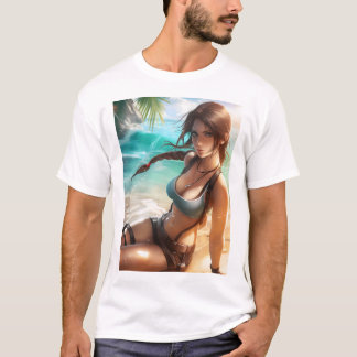 Lara Croft Swimdress 7 T Shirt