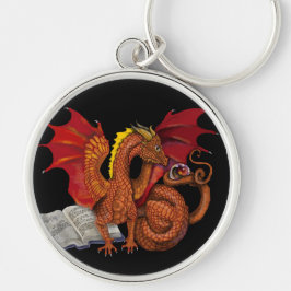 Lära den Ways~ keychainen Rund Silverfärgad Nyckelring