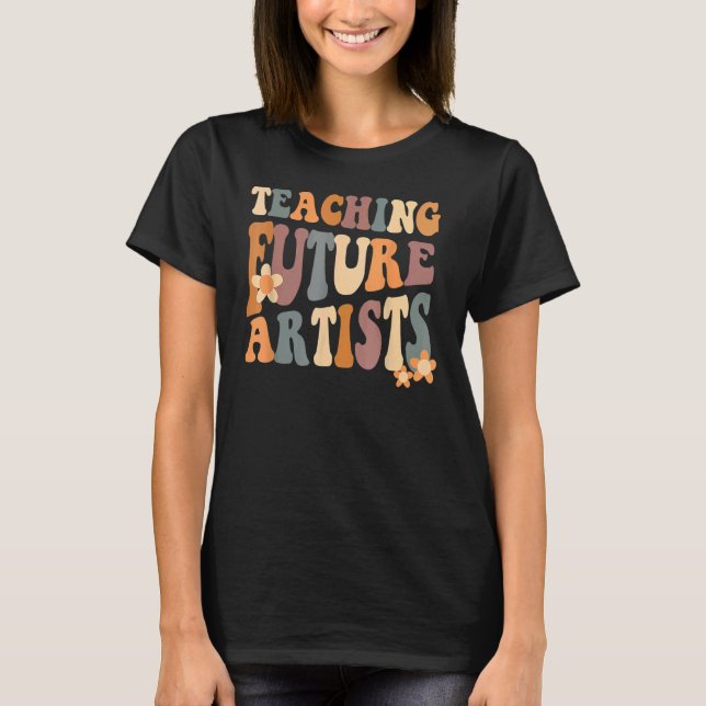 Lära framtida konstnärer Kvinnor T Shirt (Framsida)
