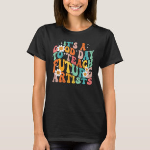 Lära framtida konstnärer målare t shirt