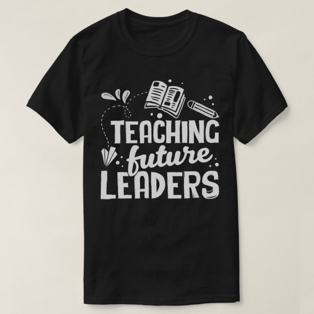 Lära framtida ledare Back to school T Shirt (Design framsida)