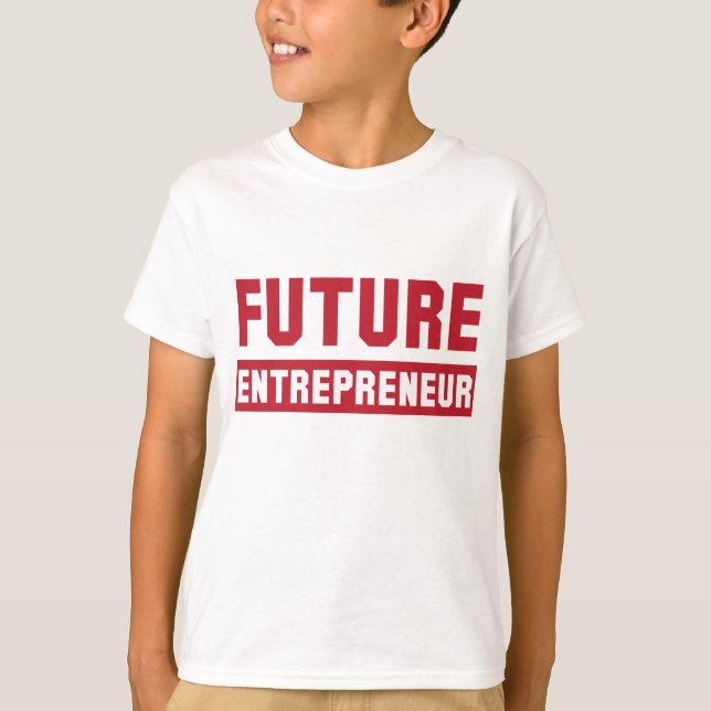 Lära godisframtidsentreprenören t shirt (Framsida)