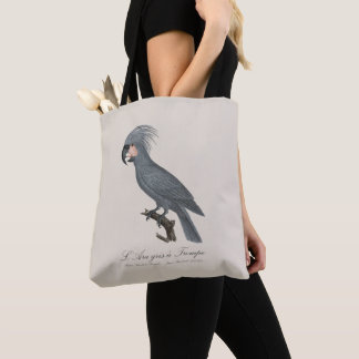 L'Ara gris à Trompe / Grått Handflatan Cockatoo Tygkasse