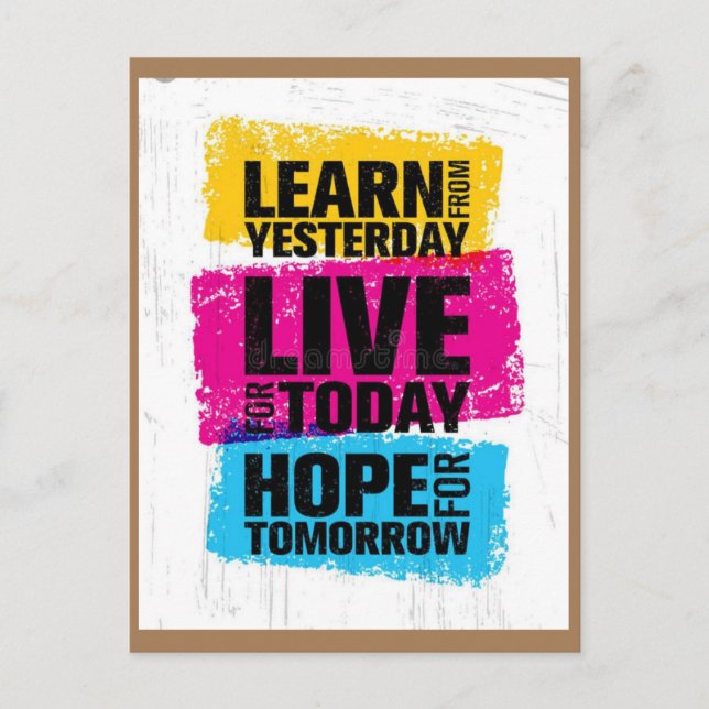 lära i dag vykort (Framsida)