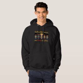 LÄRA LITE MÄNNISKOR ETT HJÄRTA I SIG HOODIE