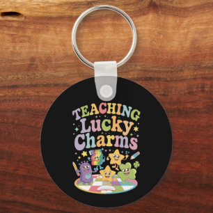 Lära Lucky Charms Teacher St patricks day Nyckelring