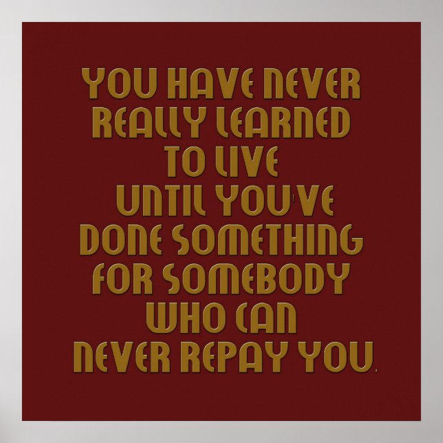 lära sig att leva poster (Framsidan)