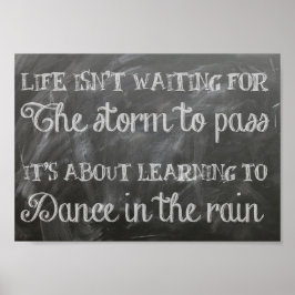 Lära till Dance i Rain Poster