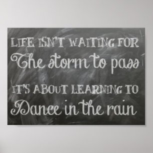 Lära till Dance i Rain Poster