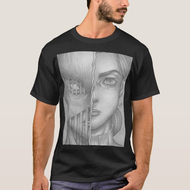 Lara Tybur ~ Krigshammare Titan - Attack on Titan T Shirt (Framsida)