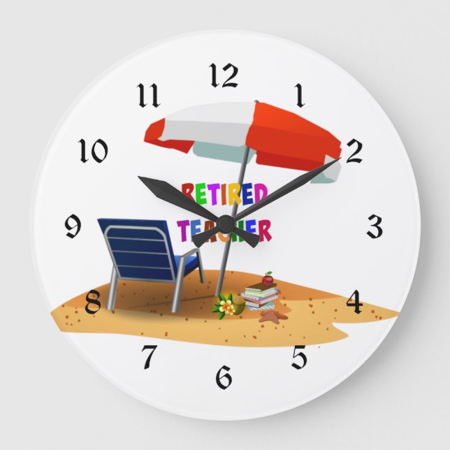 Lärade lärare...Dags att slappna av...  Stor Klocka (Framsida)