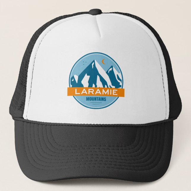 Laramie Mountains Wyoming Stjärnor Måne Keps (Framsida)