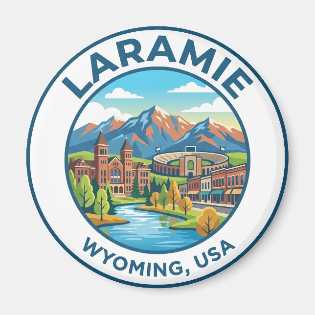 Laramie USA Magnet (Framsidan)
