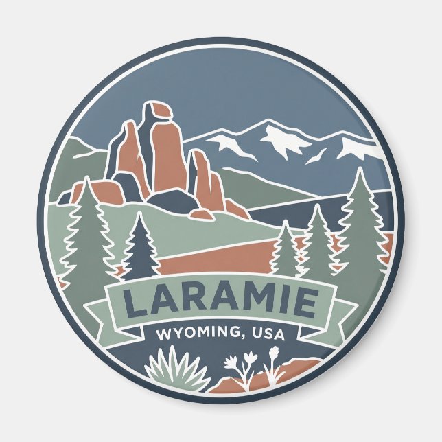 Laramie USA Magnet (Framsidan)