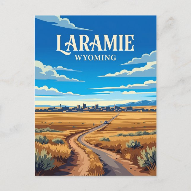 Laramie USA Vykort (Framsida)