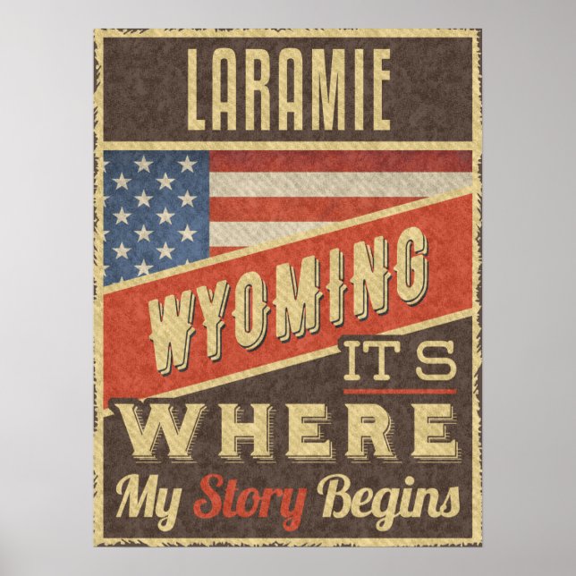 Laramie Wyoming Poster (Framsidan)