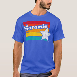 Laramie Wyoming Vintage Distress Souvenir 2 T Shirt