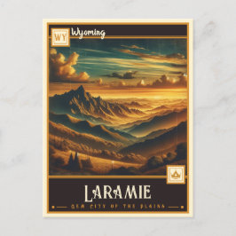 Laramie, Wyoming | VINTAGE Vykort