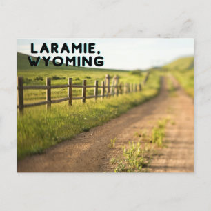 Laramie Wyoming vycard Vykort